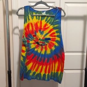 Vintage Jamaica tie dye tank